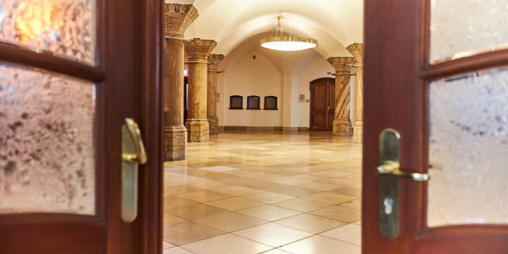 Blick ins Foyer des Volkshauses Jena  ©JenaKultur, K. Krampitz